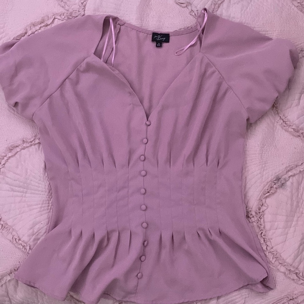 Cute blush pink blouse